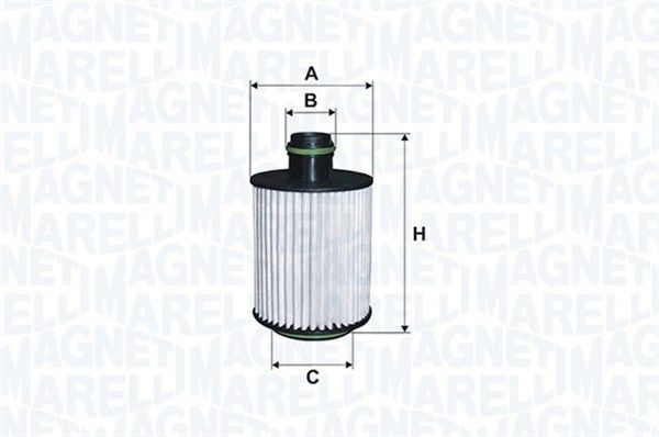 MAGNETI MARELLI alyvos filtras 152071760874